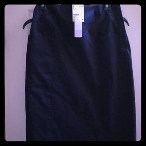 H&m brand new navy pencil skirt